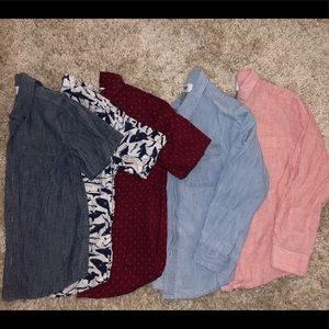 BOYS OLD NAVY SMALL BUTTON UPS